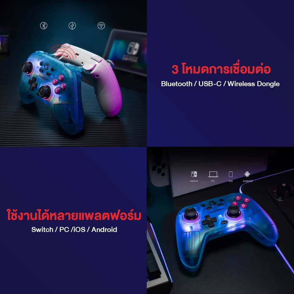จอยเกมไร้สาย GAMESIR NOVA - NEON TEAL
